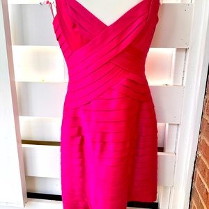BCBG Maxazria Hot Pink Barbie Dress